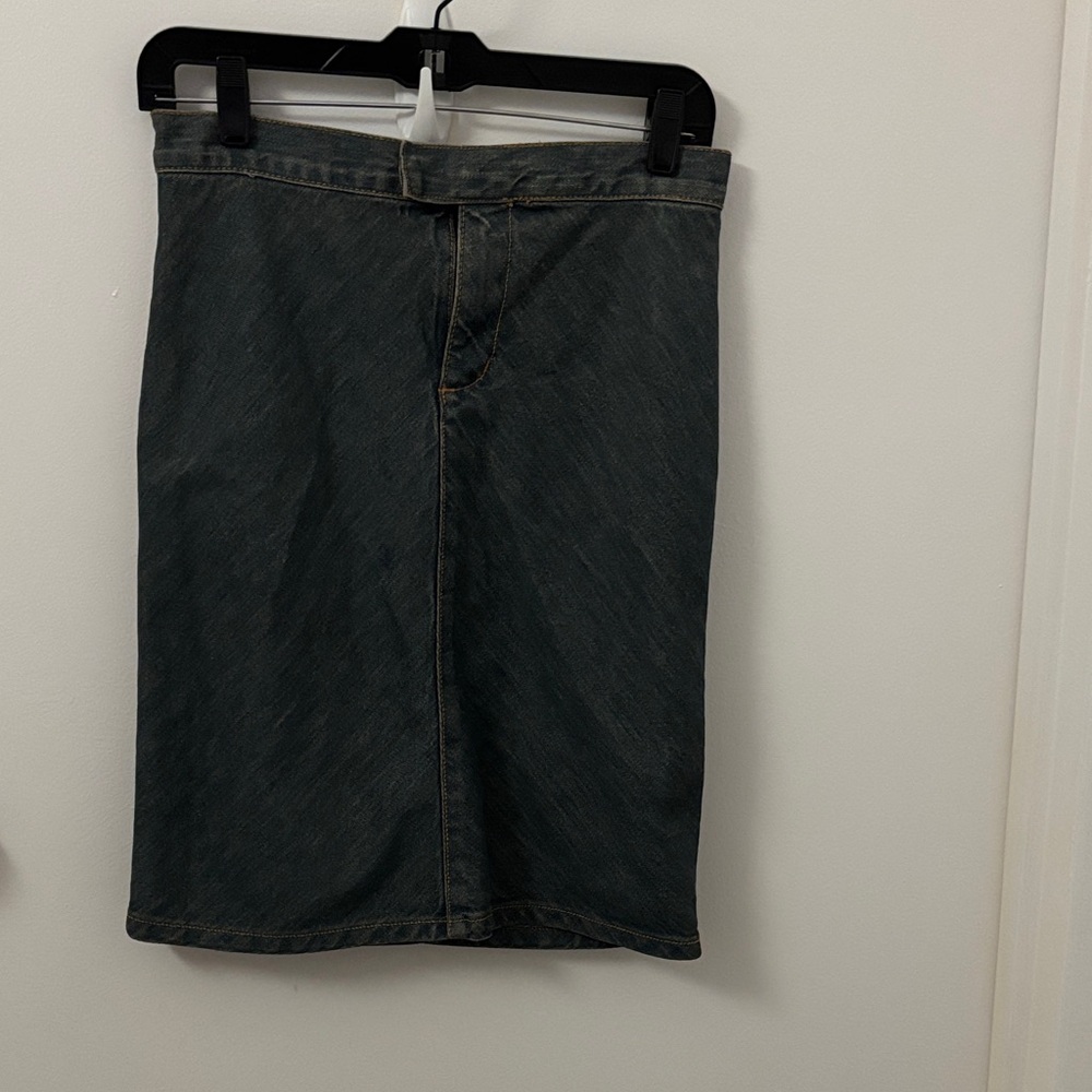 Earl Jeans Dark Blue A-Line Skirt